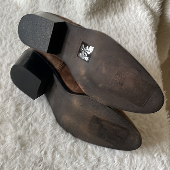 Allsaints Carlotta western bootie 40 tan brown - Picture 10 of 12